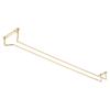 Endo Shoji Commercial Glass Hanger, 24-inch, Steel and Brass Plated, PGL6624