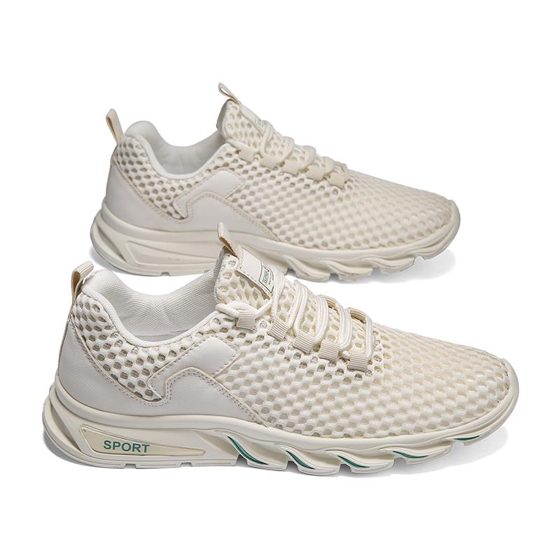 2024 New Summer Sneakers Men Mesh Breathable Running Tennis Shoes Outdoor Sports Tenis Masculino Black Casual Walking Shoes