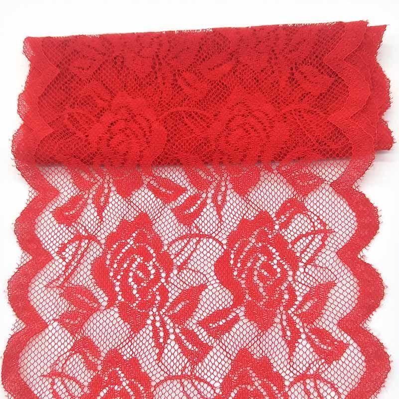 Clothes Lace Skirt Width 15cm Rose-shaped Lace Soft Elastic Accessories Curtains, Door Curtains DIY Apparel Sewing Supplies
