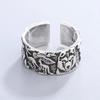 New Ring Opening Ancient Forest Old Animal Ring Korean Style Fashion Bear Ring Jewelry