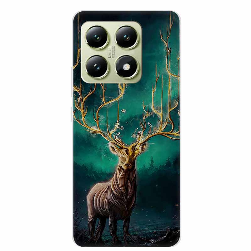 6.67" For Xiaomi 14T Pro 5G Phone Case Clear Silicone Soft TPU Back Cover Case For Xiaomi 14T Pro Case 14 T 14TPro Protective