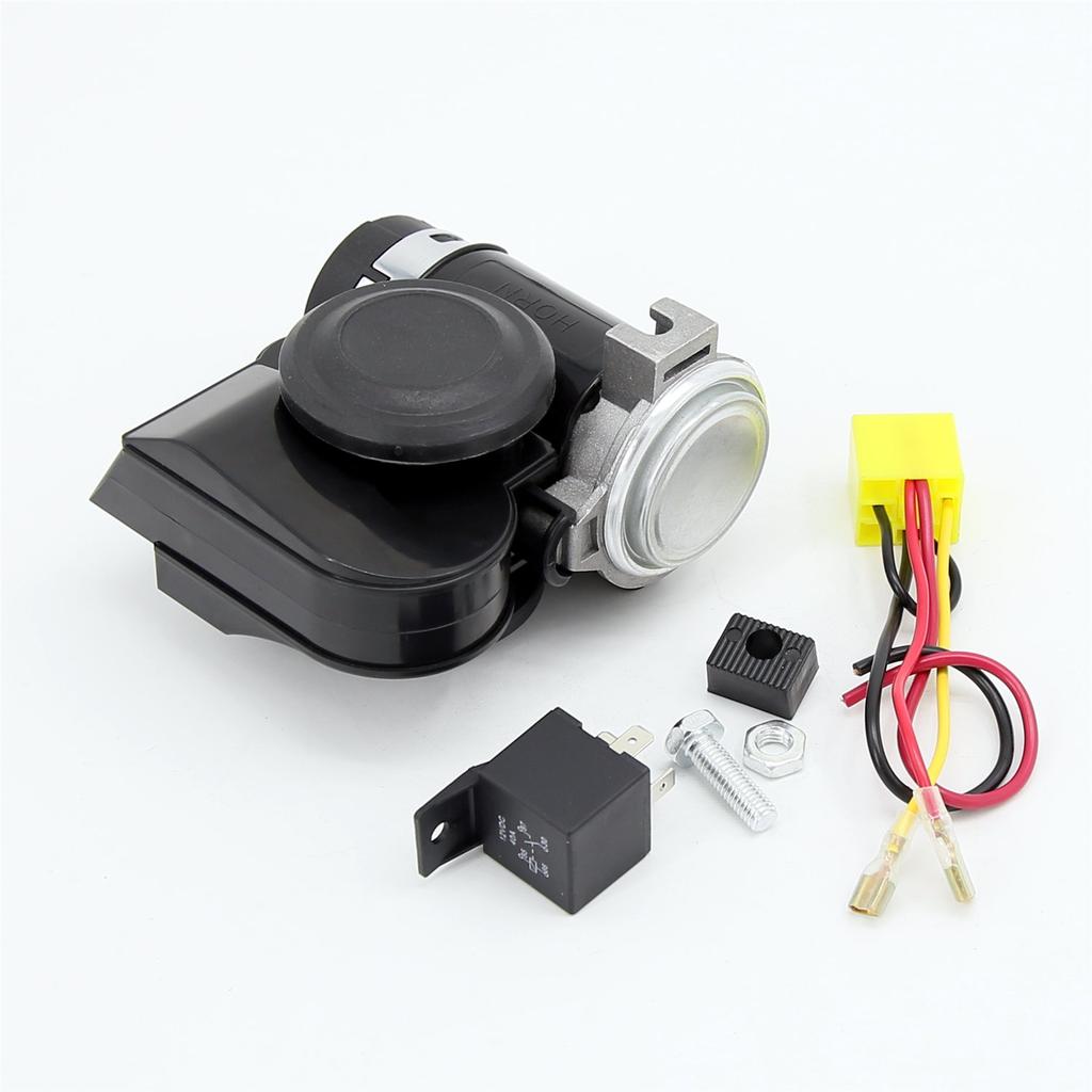1set 12V 300dB Ultra Loud Electric Horn Kit For Automobiles Ships Motorcycles Trucks Cars Electric Horn Replacement Accessories