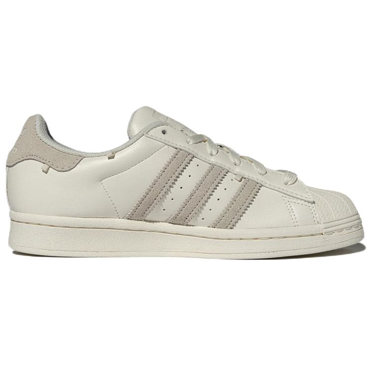 Adidas Originals Superstar Leather Comfortable Low-Top Sneakers Unisex Sneakers White Gray HP2069