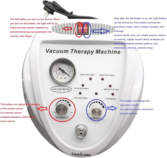Vacuum Treatment Machine For Slimming Lymphatic Drainage Breast Chest Massager Enlargement Enhancement & Butt Lifting