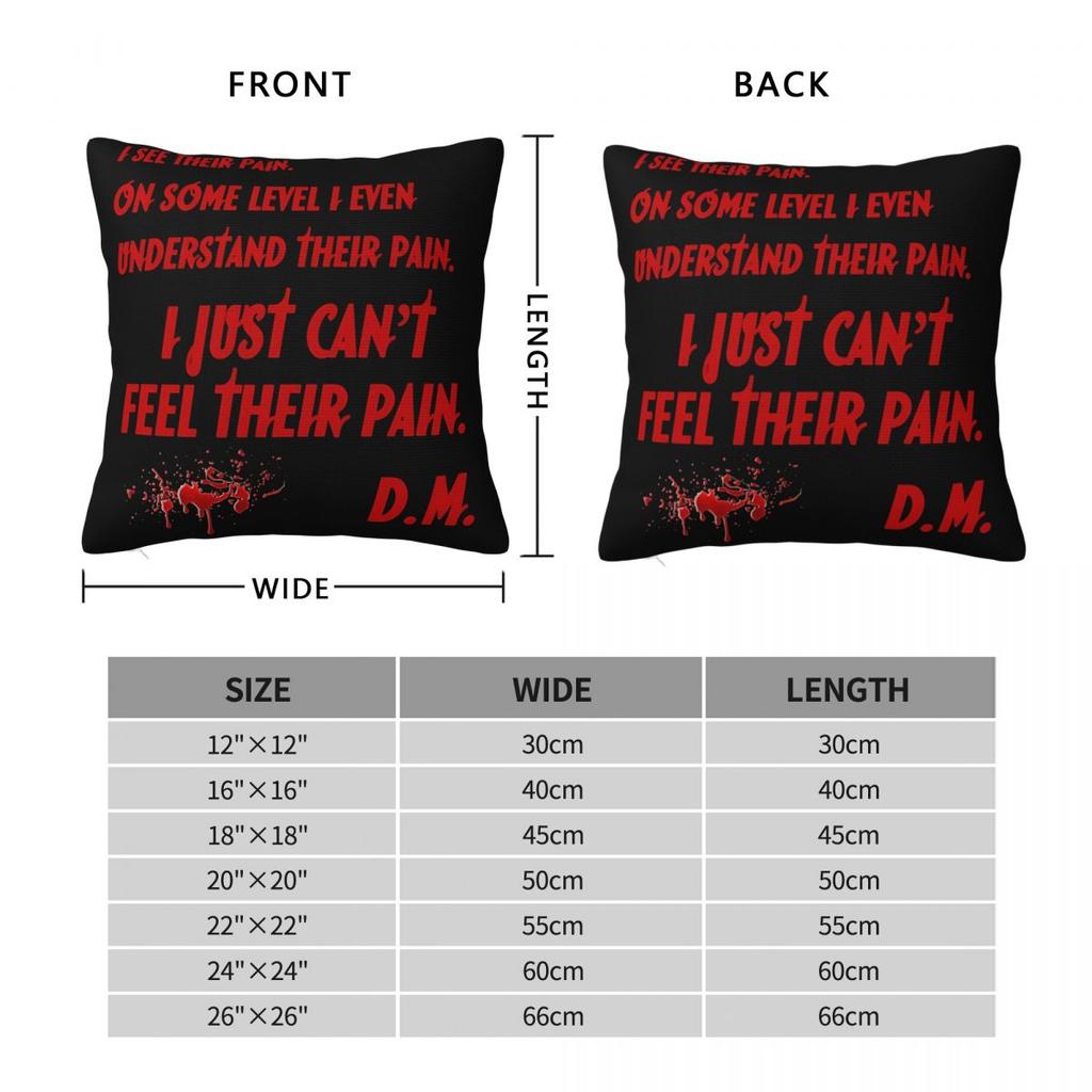 Dexter Morgan Harry's Code Federe Merchandising Stampa Copricuscino Copricuscini Decorazioni Letto Cerniera Diverse Misure