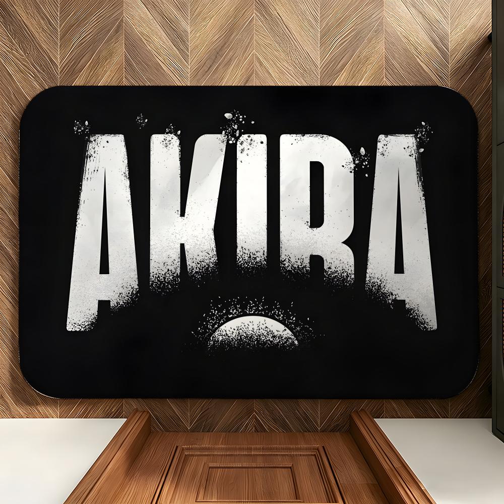 Movie A-AKIRA Floor Mat Soft Flannel Entrance Door Mat Non Slip Absorbent Bathroom Bedroom Floor Rug