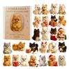 1 Pc Pomeranian Sweet Wonderland Advent Calendar 2025,24 Days Of Festive Surprises Dog Ornaments,2D Acrylic Cute Canine Toys
