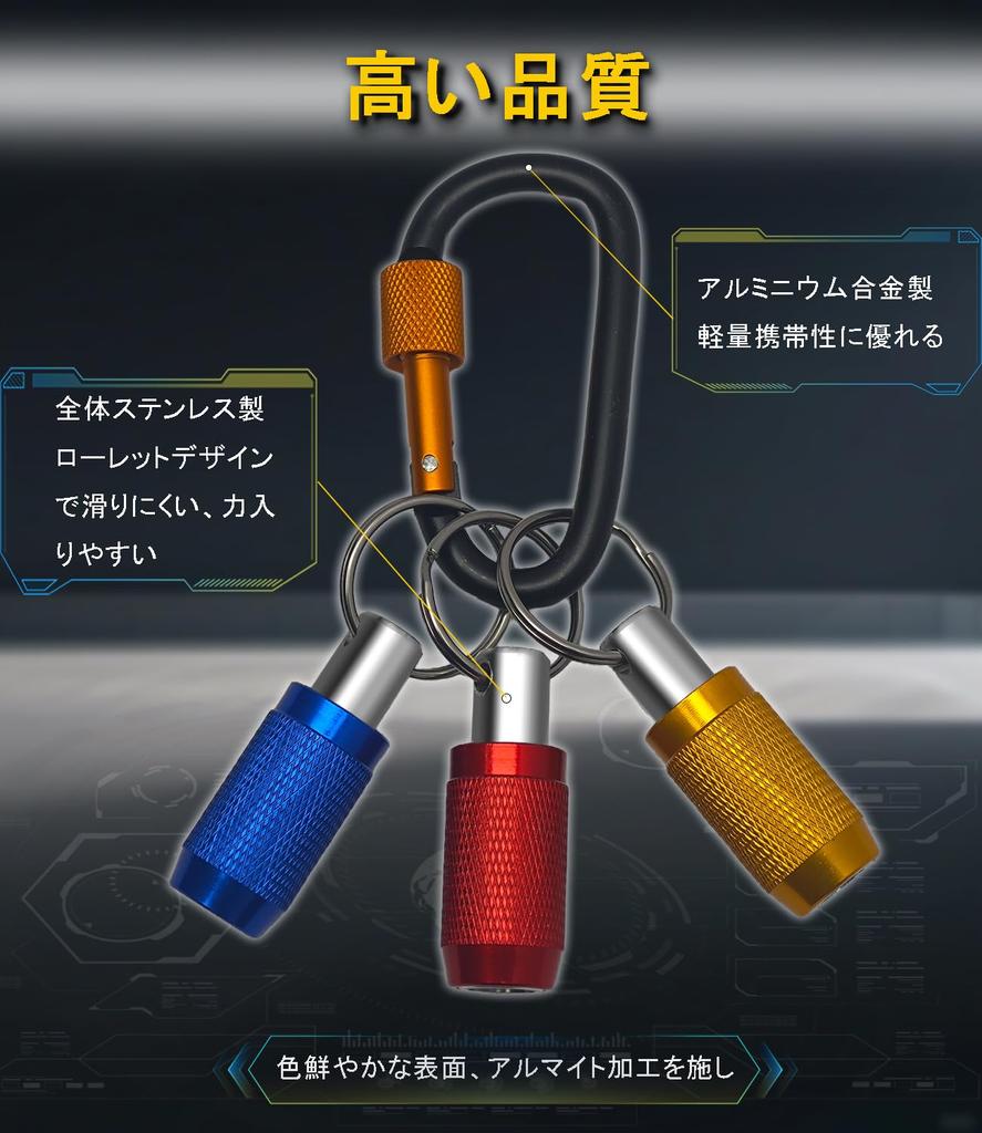 SuiiGoo SDS Socket Stainless Portable Fits 10mm SDS Phillips and Tip Tools Pull-Down Holder, 3-Color Set, Steel, Storage, Bits, (3-Color Set)