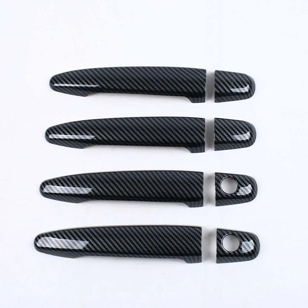 For Toyota Land Cruiser Prado 120 J120 LC120 2003 2004 2005 - 2008 2009 ABS Glossy Black Door Handle Cover Trims Car Accessories