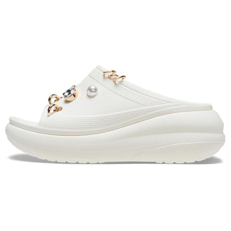 Crocs Slide Slippers Women's White