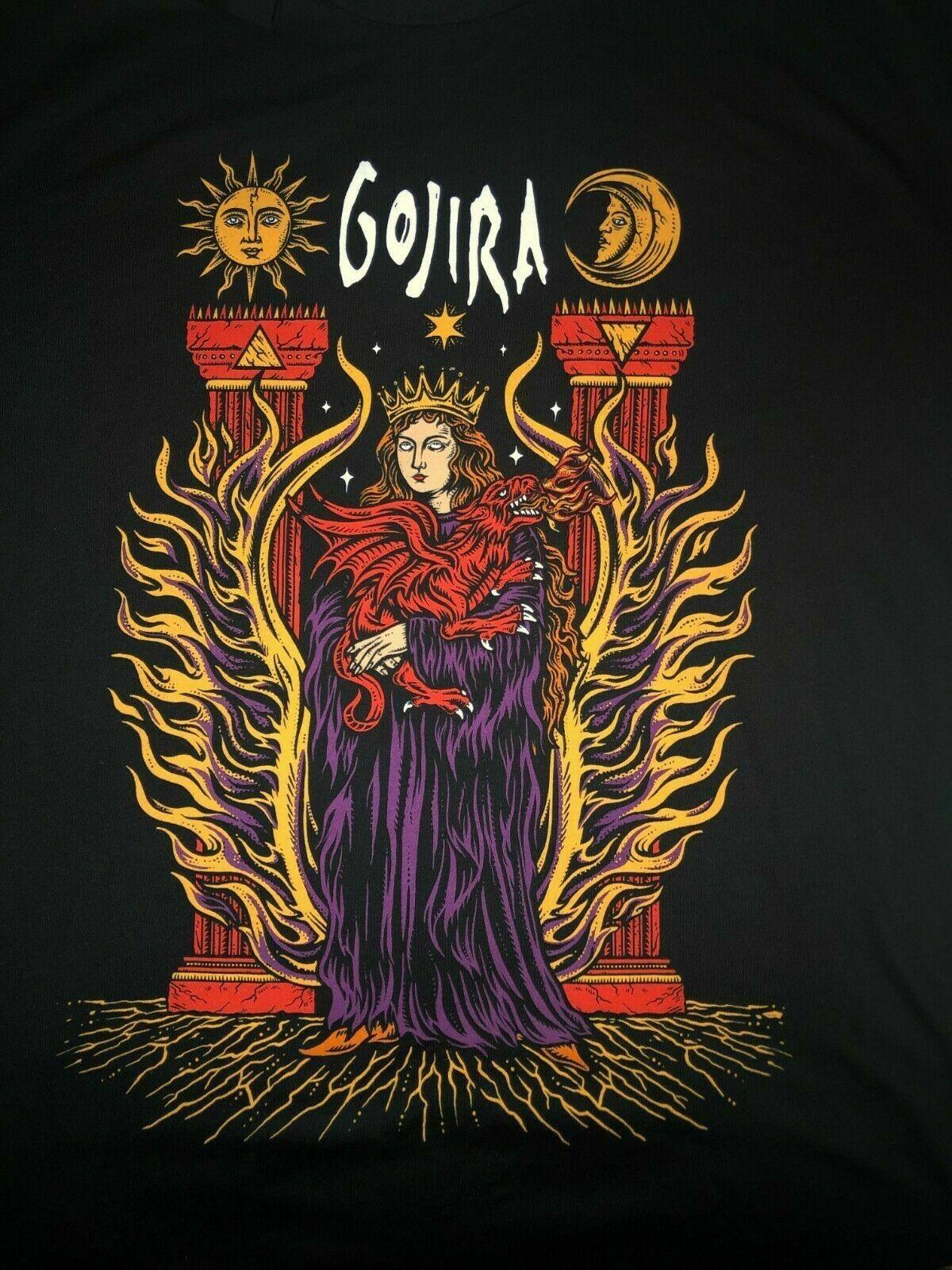 Rare Gojira BandTour Short Sleeve Black Men S-234XL T-Shirt Unisex T-Shirt XXL