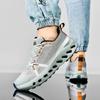 New Men'S Ultra-Light Running Shoes Cushioned Sports Shoes Men'S Breathable Thick Sole Flying Mesh Racing Shoes