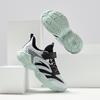 Anta Trendy Versatile Lightweight Shock Absorbing Breathable Low Top Kids Running Shoes Kids Sneaker Black Gray Green A12435522-3
