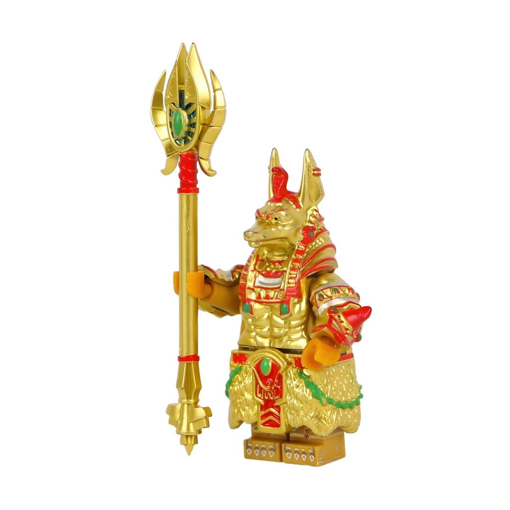 Third-party Egyptian Mythology Building Block Figures,includes Anubis, Sobek,Sun God,Sun Wukong,collectible Creative Gift