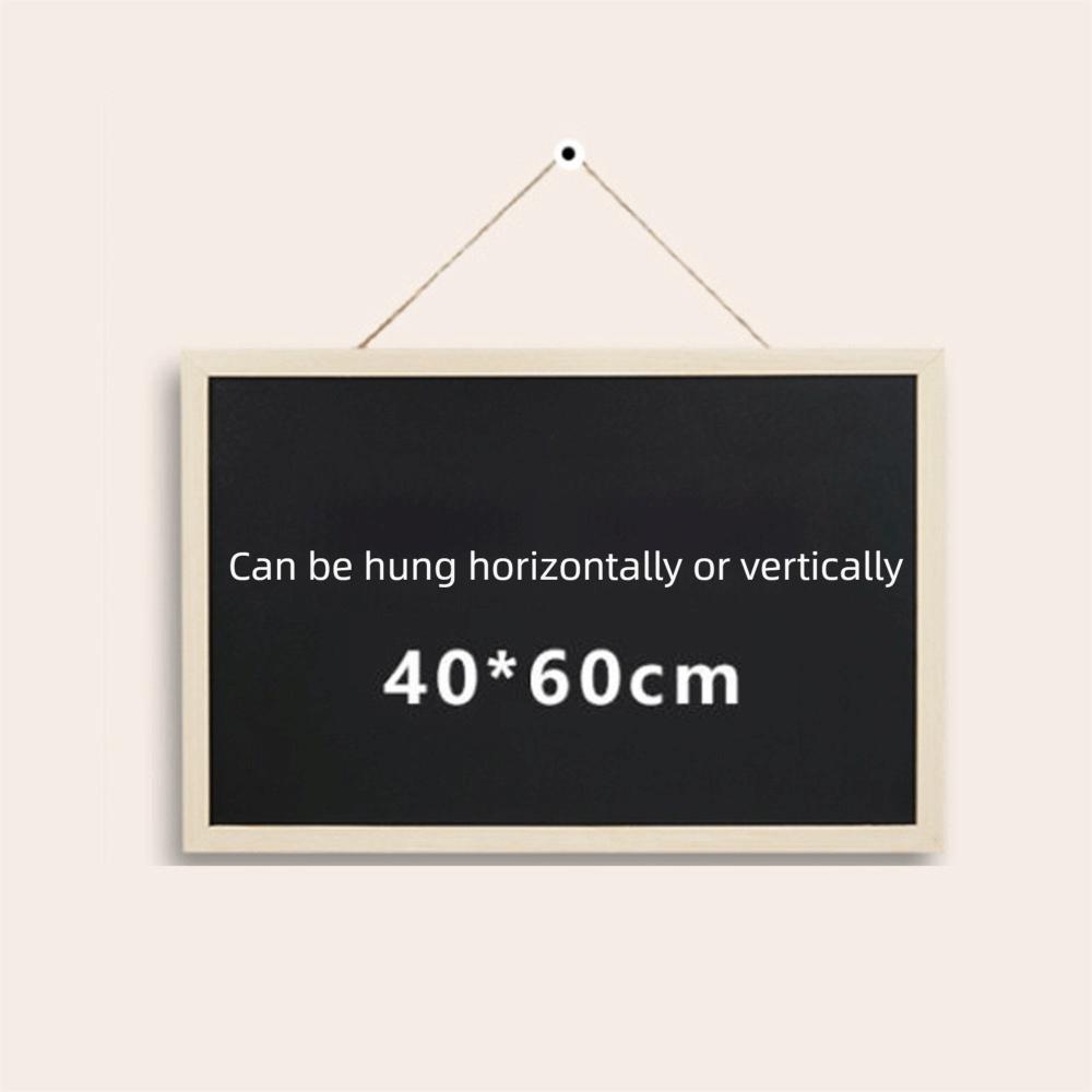 Freestanding Blackboard Wooden Mini Board Activity Sign Drawing Board Tabletop Menu Board
