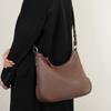 Bag Women's New High-end Versatile Messenger Bag Women's Bag Autumn and Winter Leather Underarm Bag Shoulder Bag