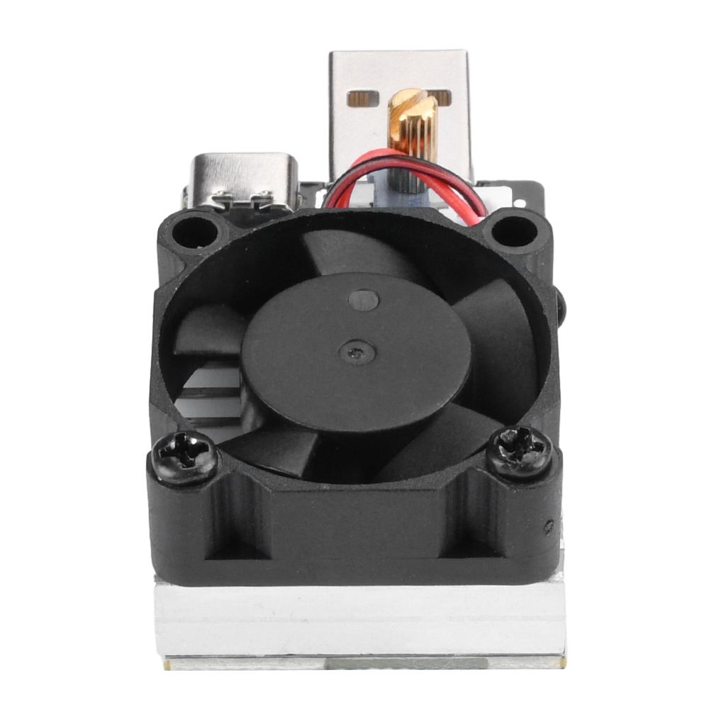 25W 3A Load Tester Electronic Load Test Resistor Module USB&Type C Interface Adjustable Constant Current Electronic Load Module