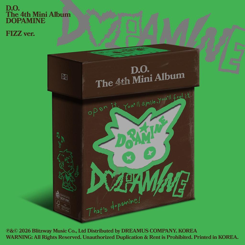 [POB] DOH KYUNG SOO (D.O. of EXO) [DOPAMINE] 4th Mini Album (FIZZ / POP ver.)