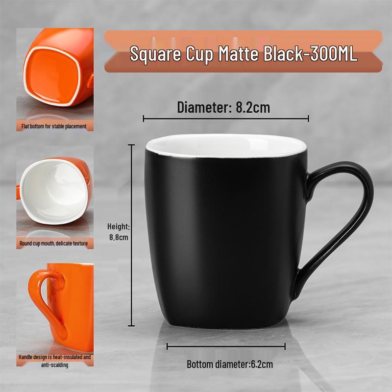 Ceramic Cups: Solid Colors for Hotels & Guesthouses - Versatile Coffee & Milk Mugs