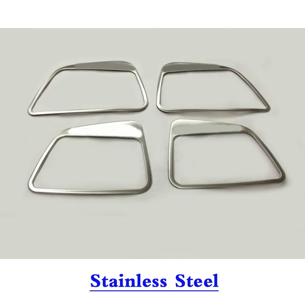 For Nissan Murano 2015 2016 2017 2018  Car Styling Stick Cover ide Door Audio Speak Sound Ring Lamp Trim Frame Panel Part