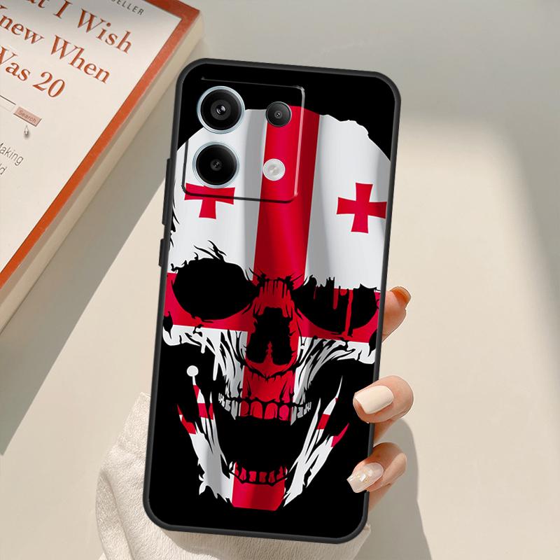 

Georgia Flag Funda For Xiaomi Redmi Note 13 10 11 12 14 15 Pro Plus Case For Redmi 15 15C 13C 12C 10C 14C Redmi 12 4G