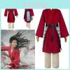 Beautifully Crafted Hua Mulan Cosplay Costume For Halloween And Parties With Soft Material