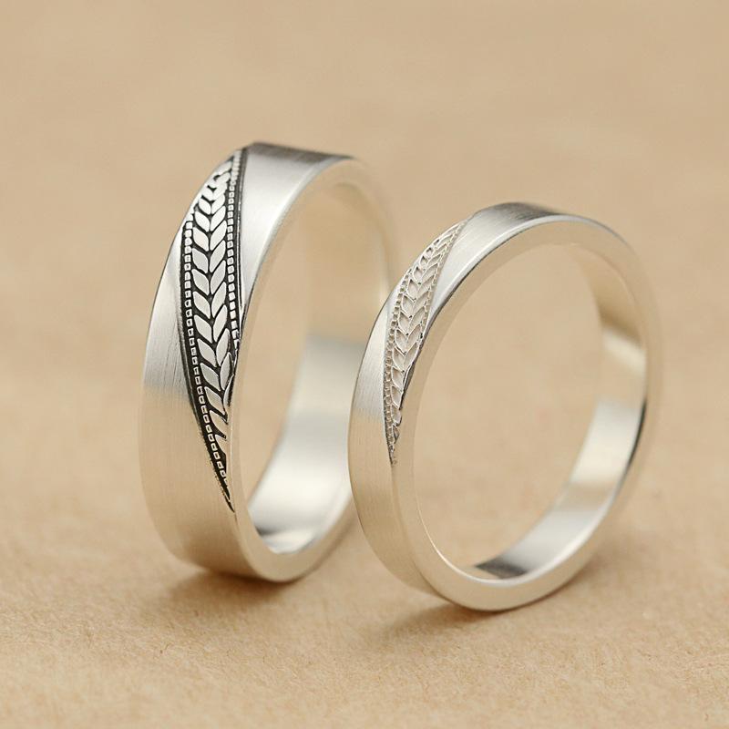 

Женское кольцо Mai Sui, простое парное кольцо ручной работы из тайского серебра, ежегодное безопасное исповедание, подарок на день рождения, открытое кольцо в парном стиле