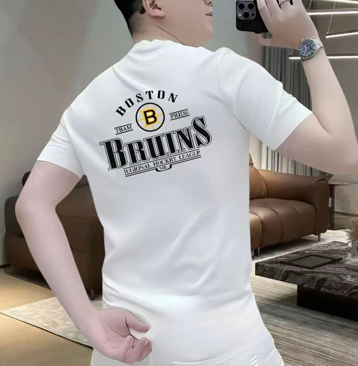 Men s Summer 2026 Pure Cotton Round Neck T-Shirt - Trendy, Light Luxury, Loose Fit, Casual Half Sleeve M