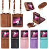 Suitable for Motorola Razr 50/40 Ultra/60/70 Phone Case with Integrated Lanyard and Card Slot Protective Leather Cover