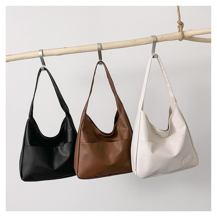 Trendy Street Style Large Capacity Tote Bag Fashion Simple Shoulder Bag 2023 Autumn New Small Batch Handbag