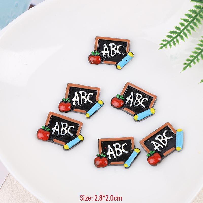 DIY Resin Painted Blackboard Keychain & Phone Case Decorations