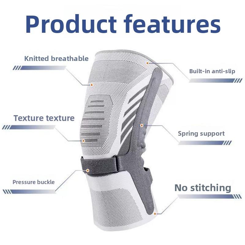 Adjustable Sports Knee Pads for Basketball Football Meniscus Support Pressurized Knee Joint Protection Patella Straps