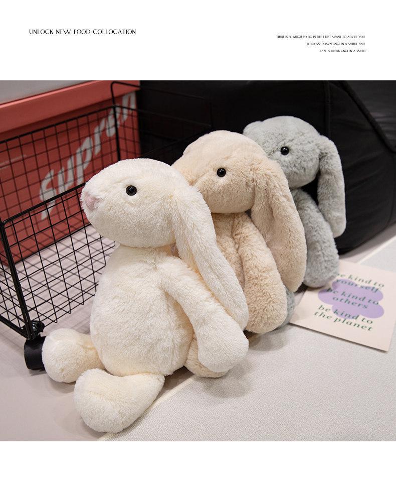 Lop-Eared Rabbit Plush Toy Doll – Children's Comfort and Birthday Gift