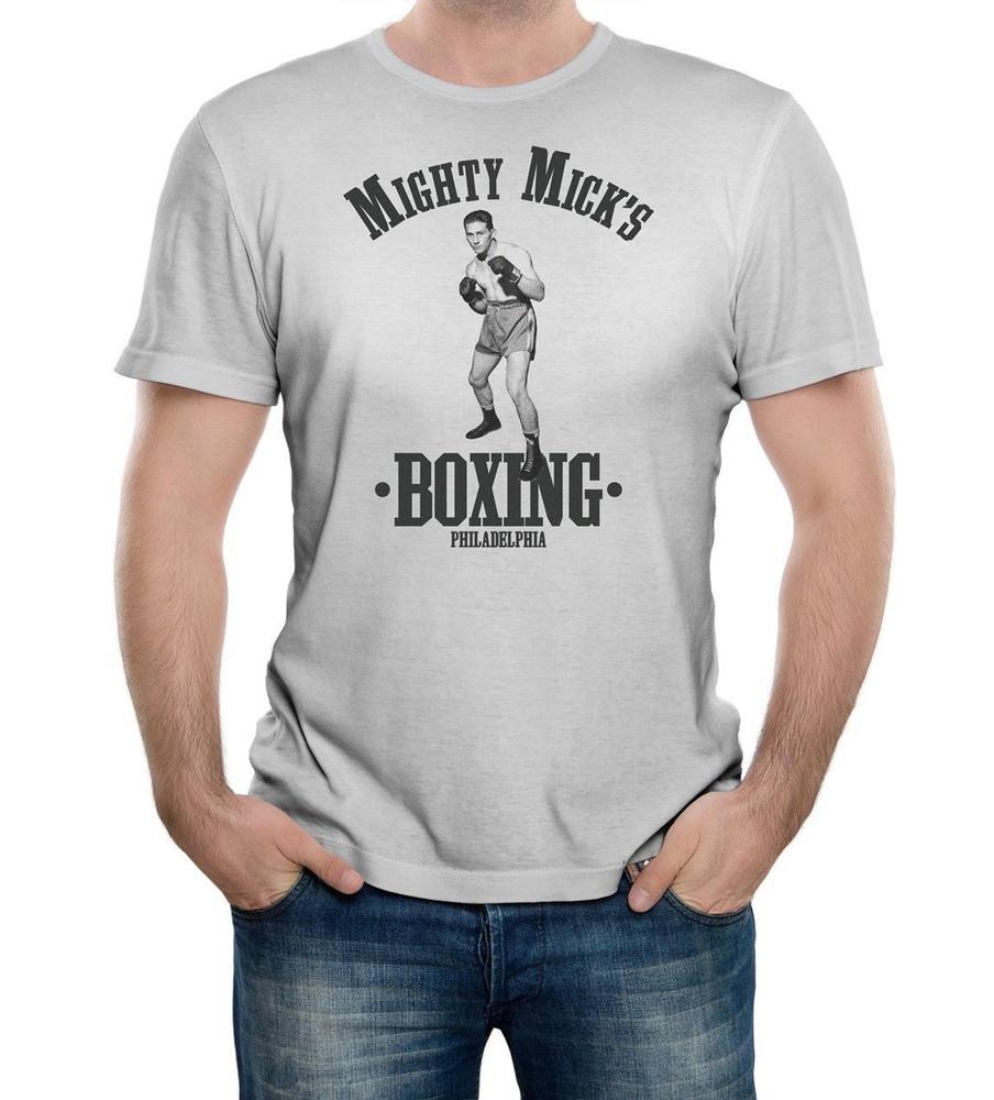 

Mighty Mick s Boxing Gym T-Shirt - Funny t shirt retro fight fashion ring Rocky L