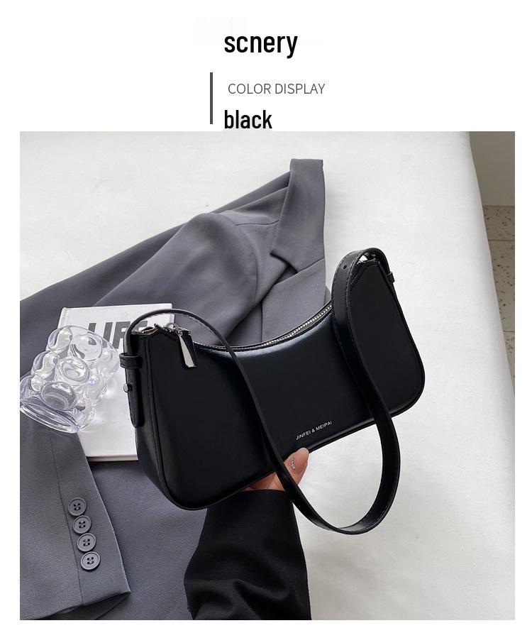 Women's 2025 Niche Design One-Shoulder Underarm Bag – Fashionable Small Square Bag with High-End Appeal