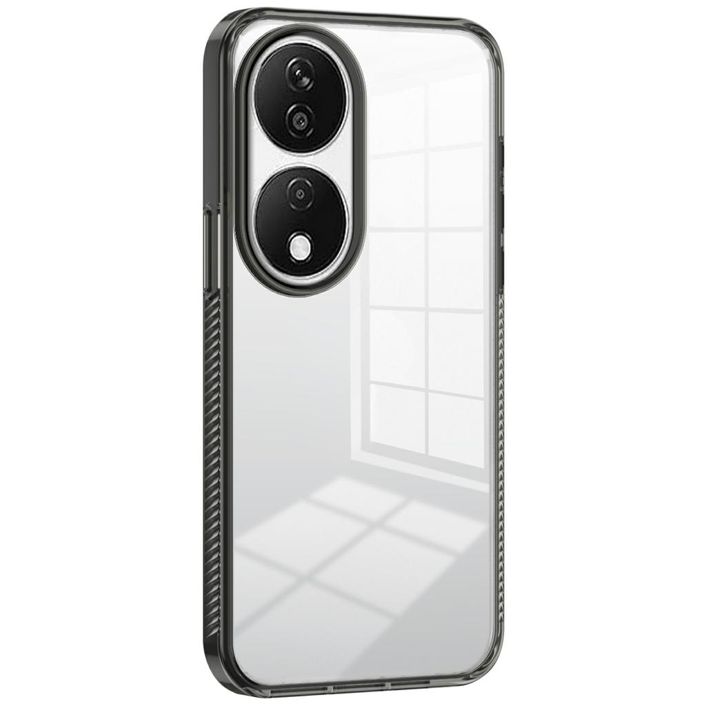 For Honor X7b 4G Clear Phone Case TPU PC Anti-Slip Drop-Proof Back Cover