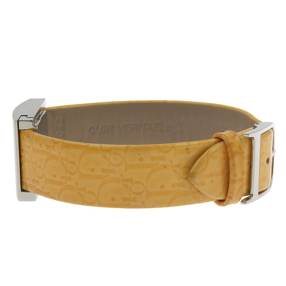 Dior Maris Watches D78.109 Pink shellDial Stainless Steel/leather Quartz Analog Display Women Used