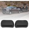 Side Step End Caps, Durable Protective Cover Easy Installation Truck Step End Caps 2PCS Black for Pickup Truck Owners Off-Road Adventures Daily