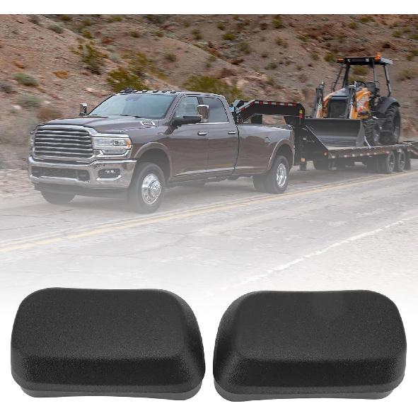 Side Step End Caps, Durable Protective Cover Easy Installation Truck Step End Caps 2PCS Black for Pickup Truck Owners Off-Road Adventures Daily
