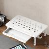 Computer Monitor Stand 3 Height Adjustable Monitor Riser with Drawer Desk Organizer for Office Home School Supplies