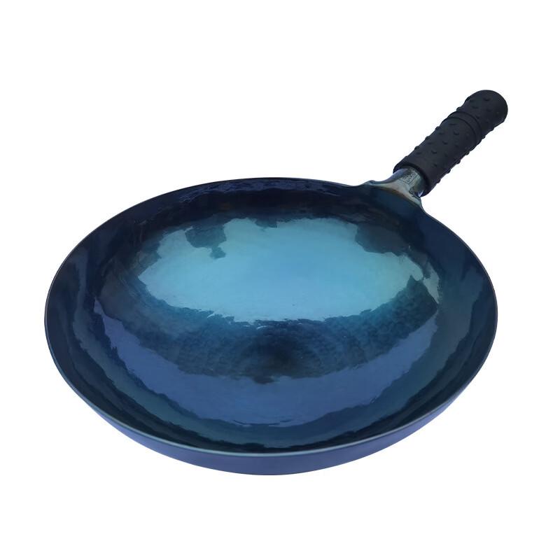Wrought Iron Non-Stick Wok with Mirror Finish