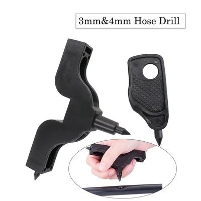 Plastic Punch Tools Drill Hole Punch Garden Punch 1/8" 1/4" Inch Garden Hose Open Hole Tool Irrigation Water Pipe Puncher Hose