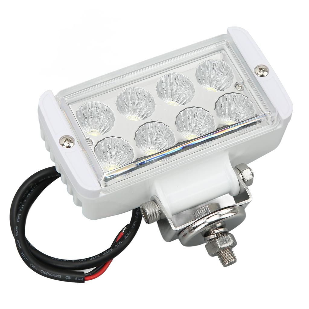 Working Light 12V‑24V 16W Waterproof Working Lamp Universal Fit for Truck Off Road Vehicle Yacht Outdoor Lighting