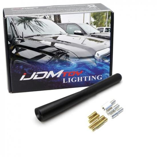 

4-inch Black Metal Short Radio Antenna Topper Stubby For Chevy GMC Pickup Trucks