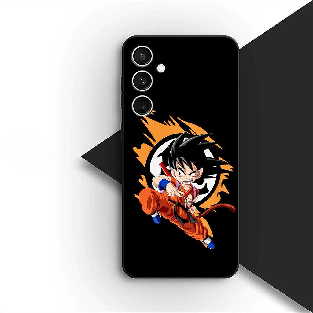 Cover for Samsung Galaxy S25 S24 S23 FE Ultra Plus S7 Edge S25+ S23+ A56 5G Case Dragons Gokus Balls DragonBalls Vegeta Super
