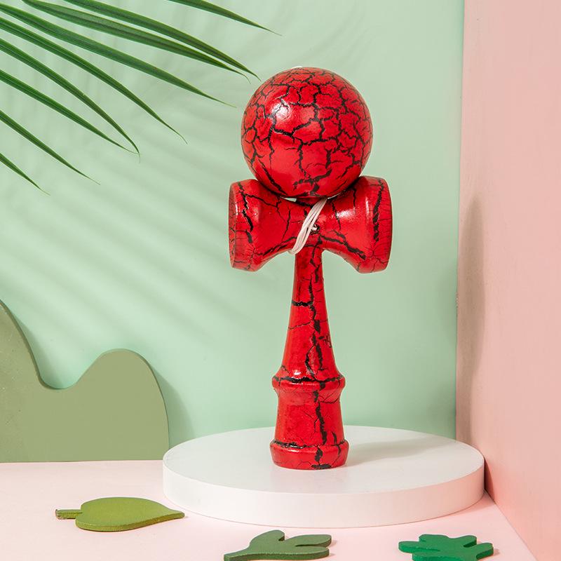 Kendama Wooden Skill Ball Educational Toy for Early Learning and Parent-Child Play