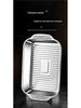Stainless Steel Grilled Fish and Seafood Pan with Lid and Handle