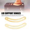 20PCS Brass Recurved Lid Stay Hinges Gold Curved Support Hinge Hinges Lid Support Hinges  Cabinet