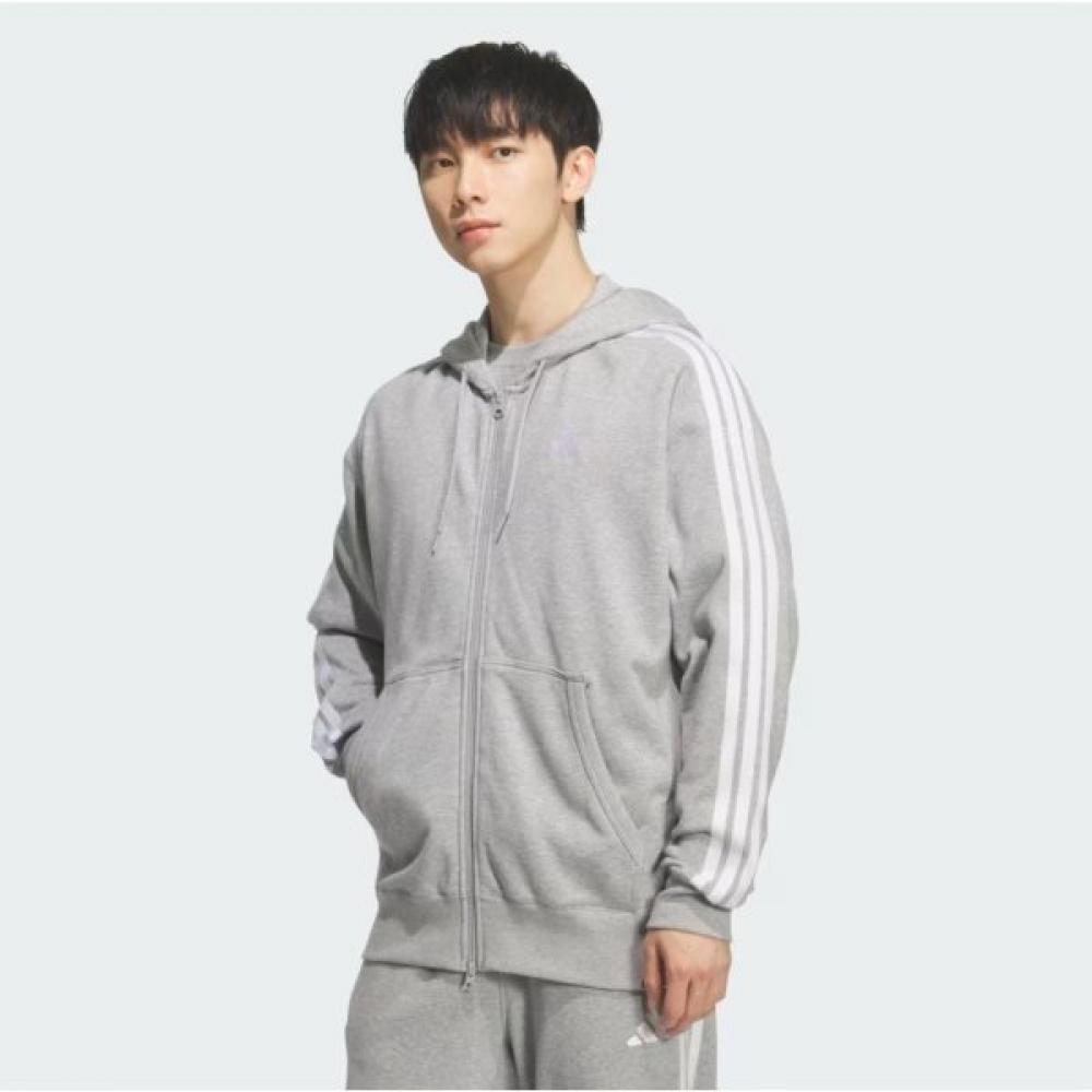 Adidas Unisex Casual Basic Essentials+ 3s Full Zip Hoodie A3XL