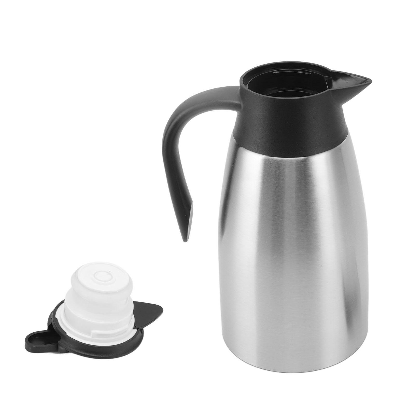 

Термочайник с прессом большой емкости, внутренняя колба из нержавеющей стали 304, термокофейник для дома, для студентов L